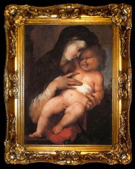 framed  BERRUGUETE, Alonso Madonna and Child, ta009-2